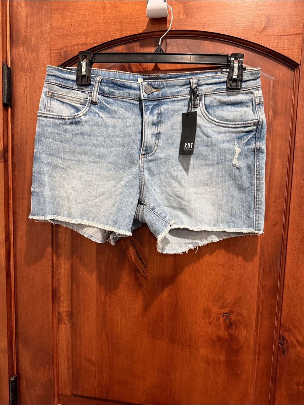 Kut from the Kloth Light Blue Denim Cutoff Shorts